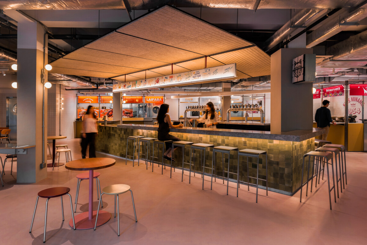 New Bahru Factory Block communal dining hall Singapore