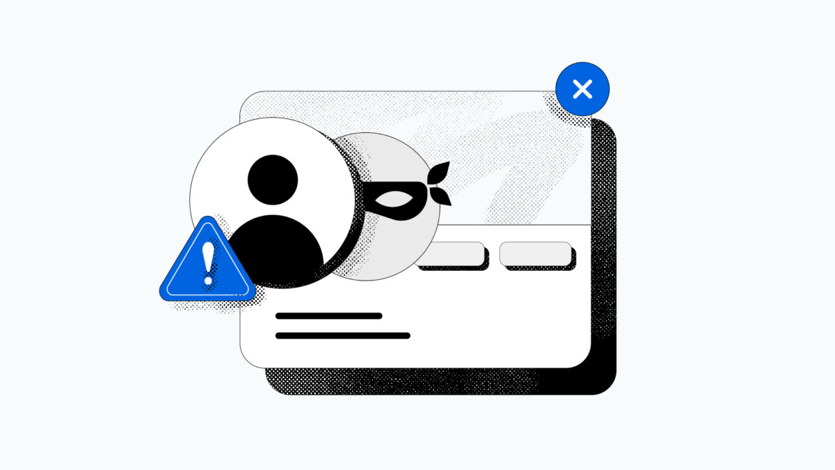 Meta Newsroom illustration of a masked profile behind a user icon with a warning sign