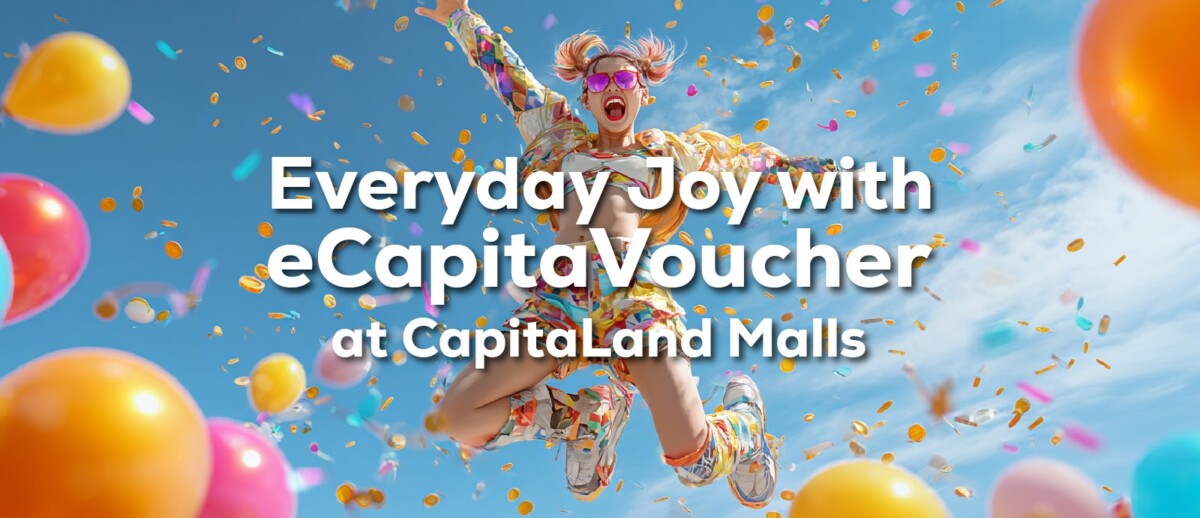 CapitaLand Everyday Joy with eCapitaVoucher campaign banner