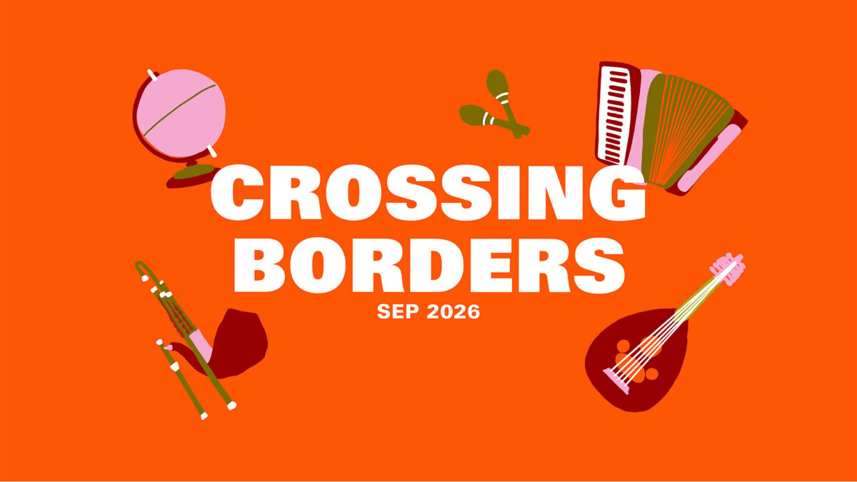 Crossing Borders 2026 key visual from Esplanade