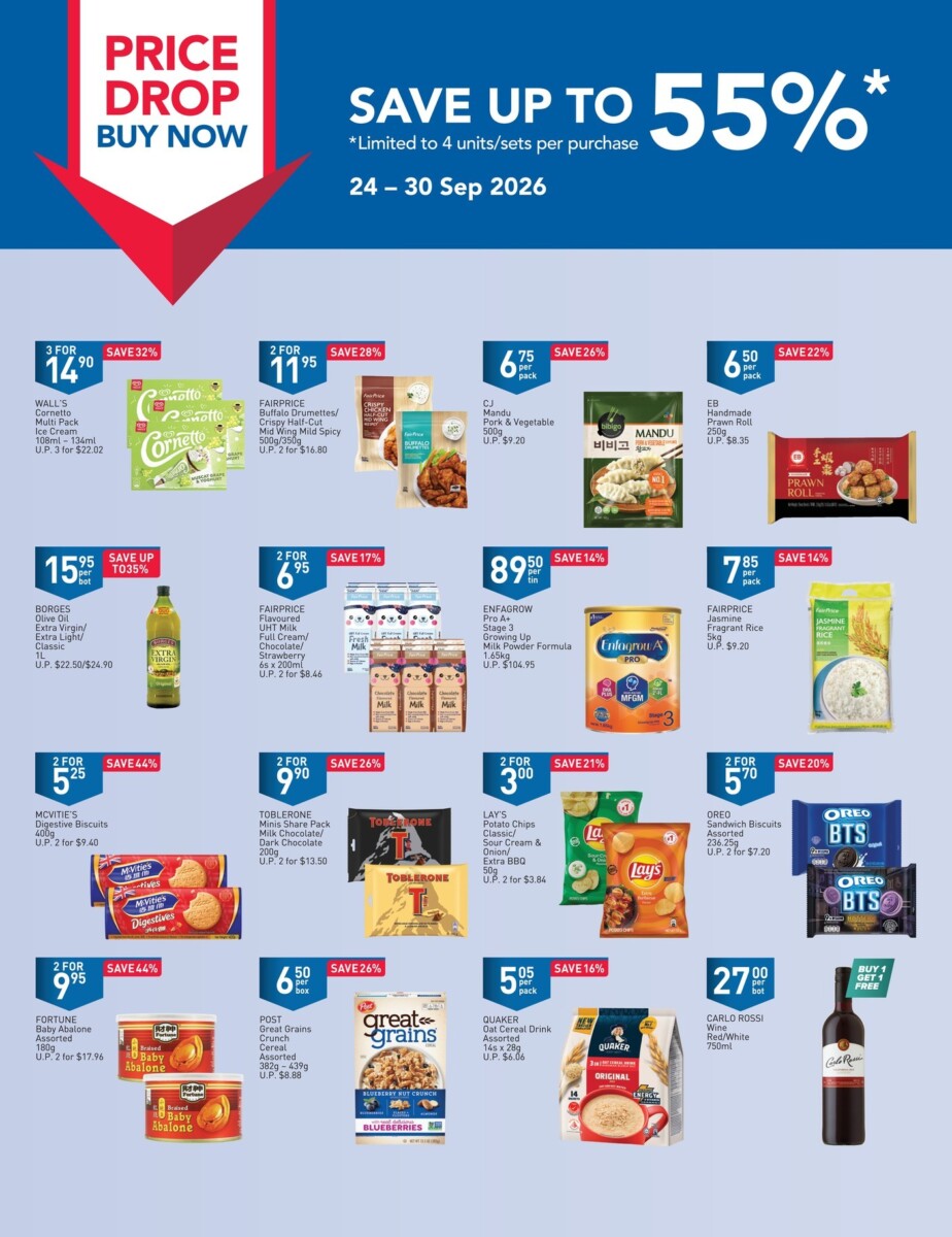 FairPrice Must Buy catalogue 24 to 30 September 2026
