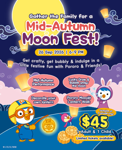 Pororo Park Mid Autumn Moon Fest mobile banner creative