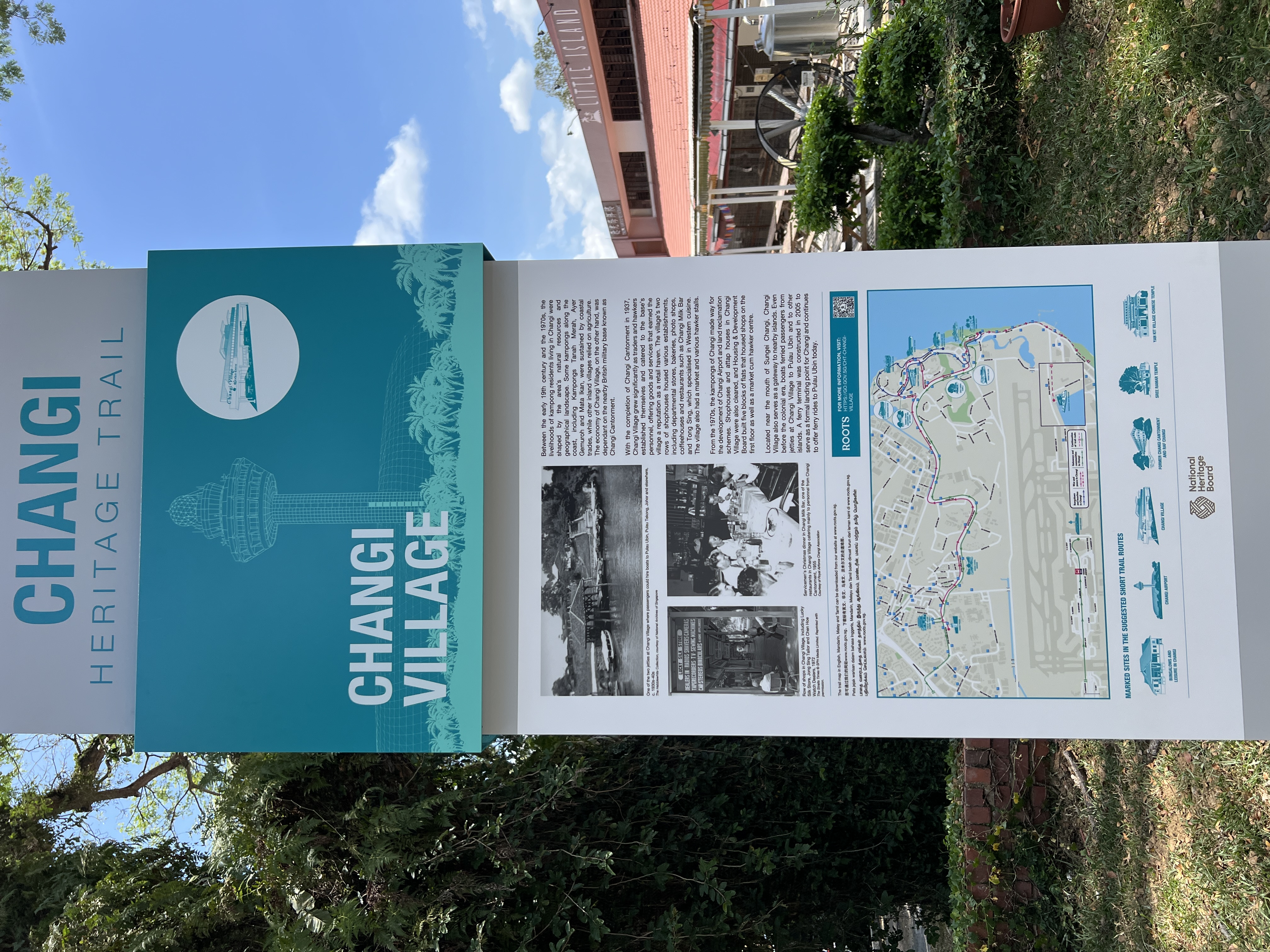 Exploring the new Changi Heritage Trail by the National Heritage Board