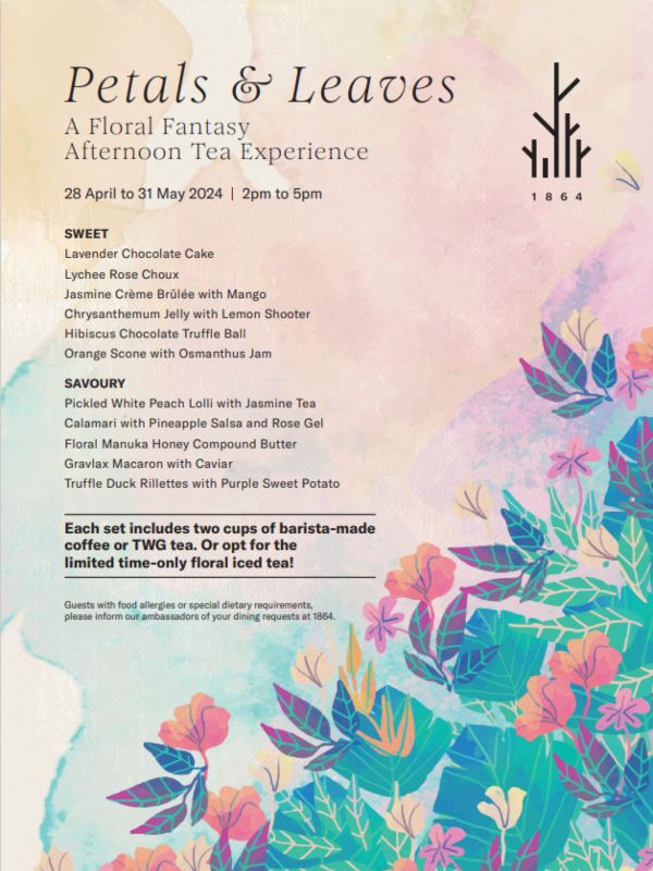 A Floral Fantasy Afternoon Tea Experience