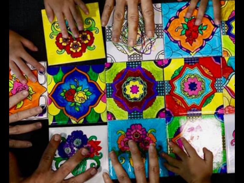 The Intan - Tiles Colouring