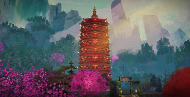 Screenshot from the Journey into the Pagoda. Image courtesy of Asian Civilisations Museum