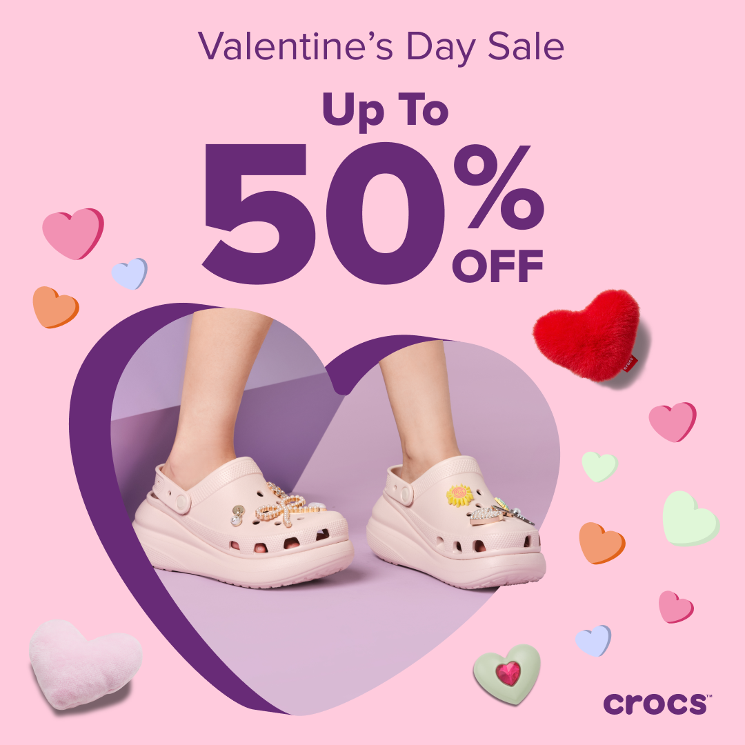 [Deals] Crocs’ Valentine’s Day Sale — Love at First Deal! 💖 | Little ...