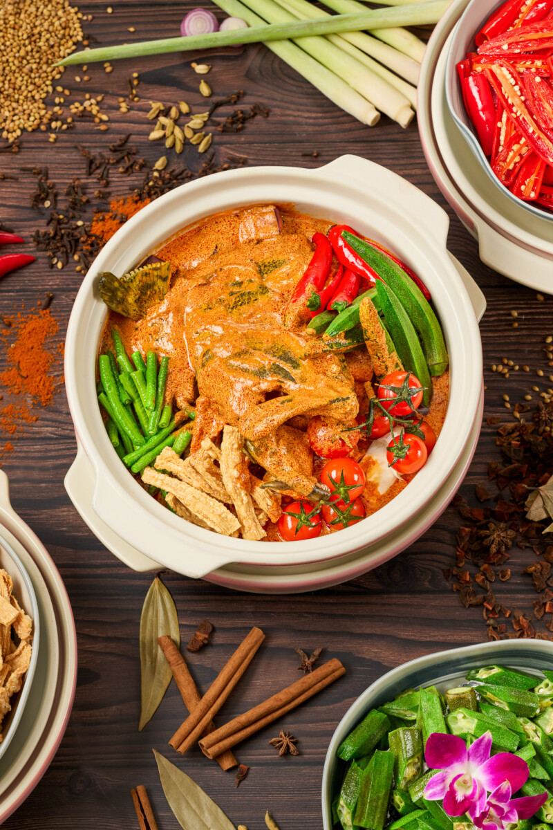Halal fish head curry claypot Asian Market Cafe Singapore