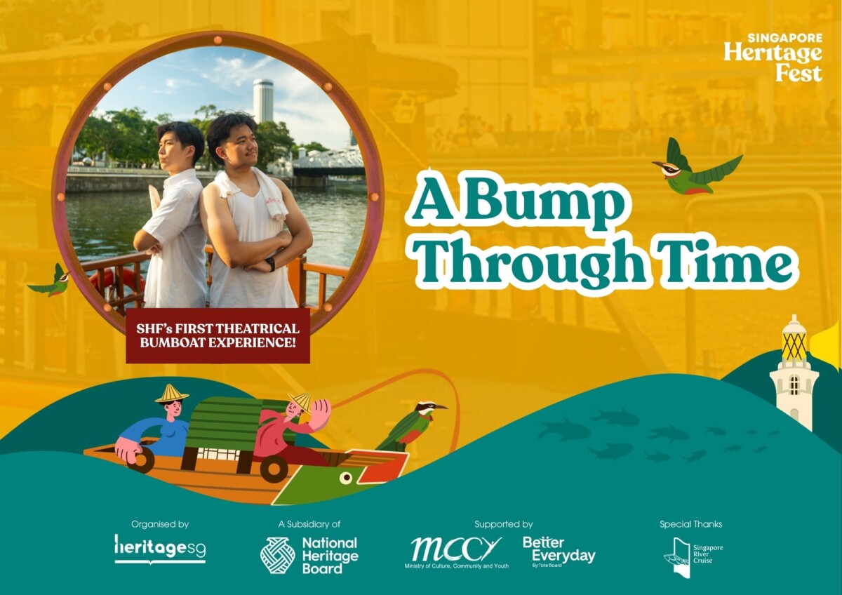 A Bump Through Time bumboat theatrical experience on Singapore River