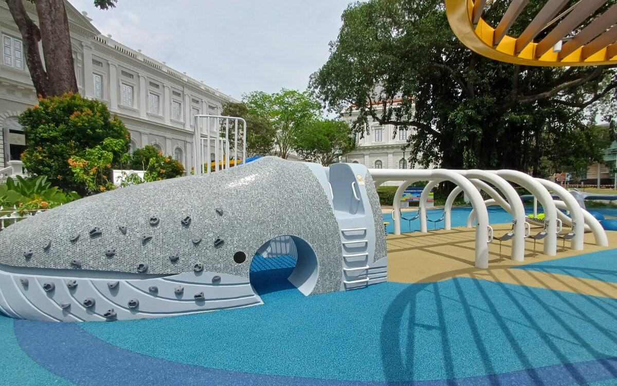 A Whale Of A Tale At National Museum: Free Front Lawn Playground Guide