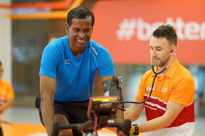 ActiveHealth Lab session at an ActiveSG sport centre in Singapore