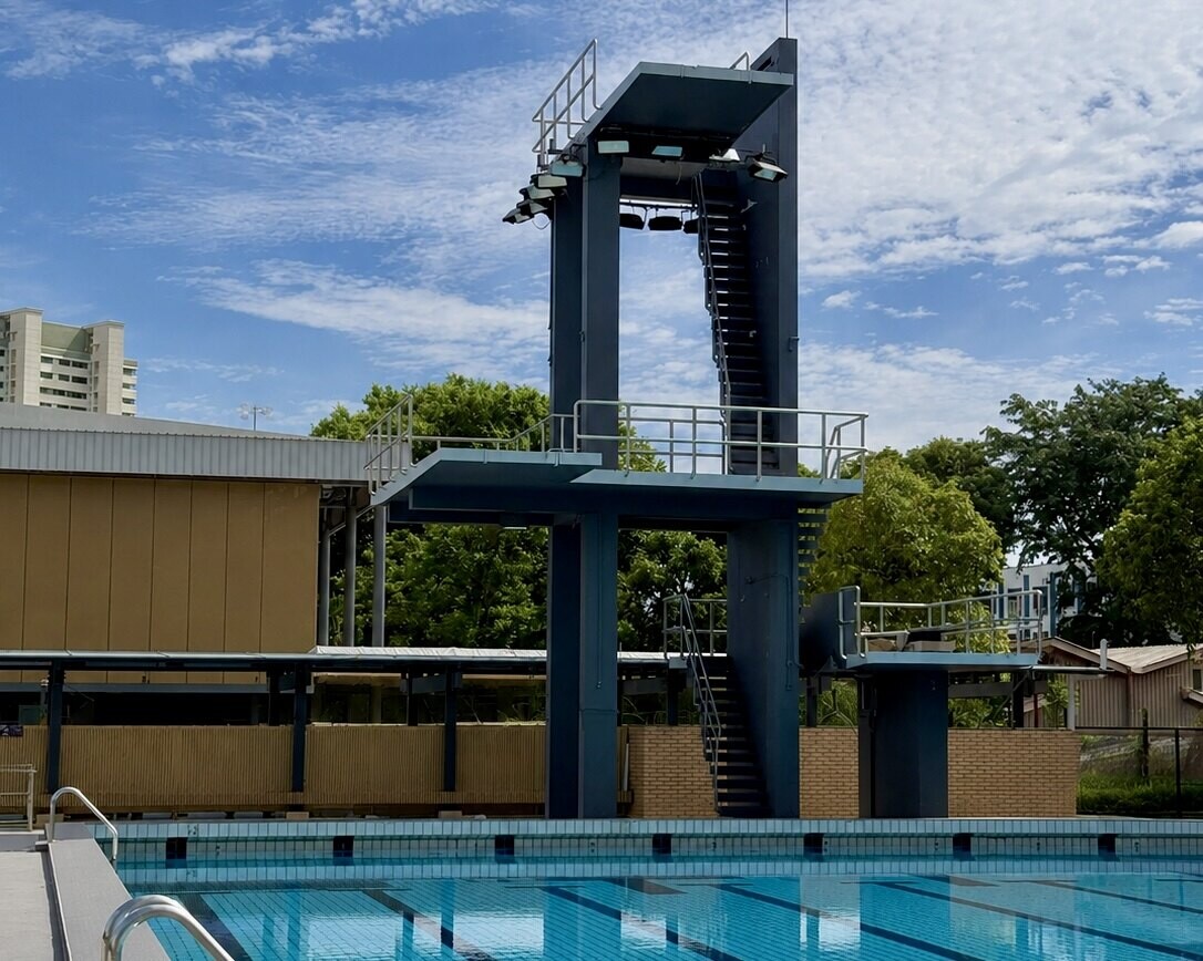 The diving facility at ActiveSG Queenstown Sport Centre. Image: SportSG