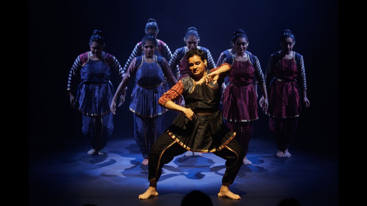 Agápe performance artwork showing its dance and orchestral collaboration, supporting view 2