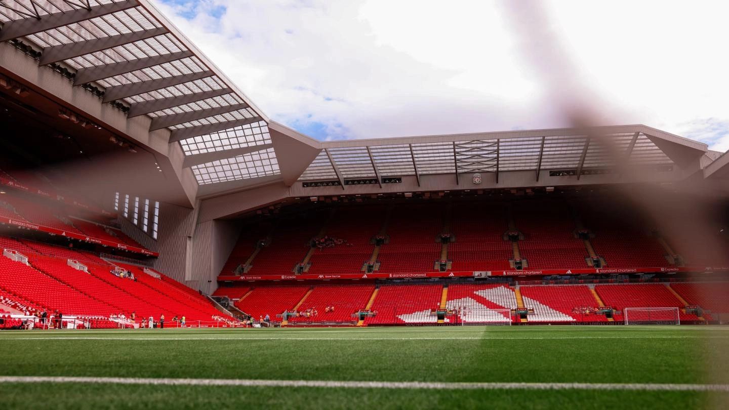 Anfield stadium Liverpool FC Premier League 2026