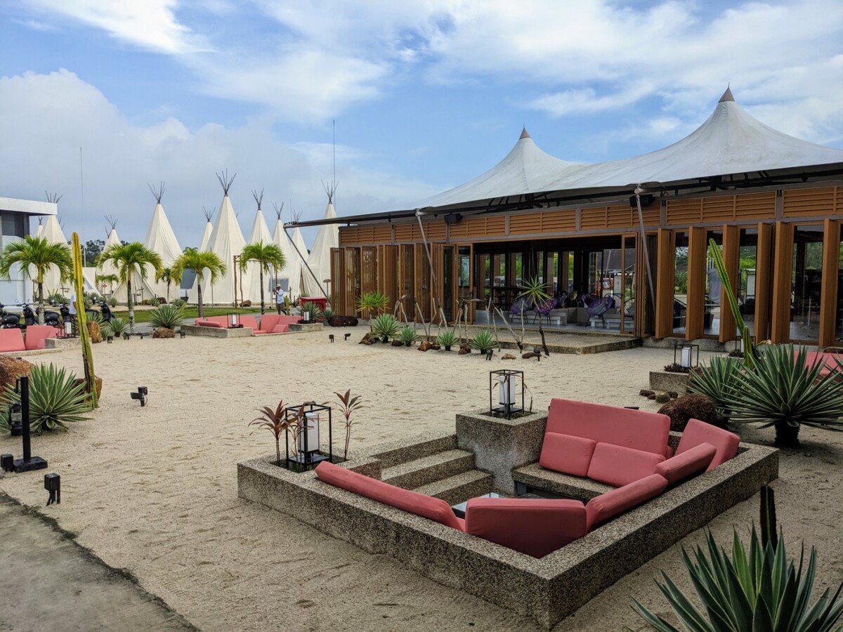 Glamping domes at ANMON on a Bintan weekend getaway
