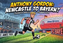 Newcastle Should Keep Anthony Gordon Unless The Offer Is Elite Anthony Gordon in action for Newcastle United during a Premier League match