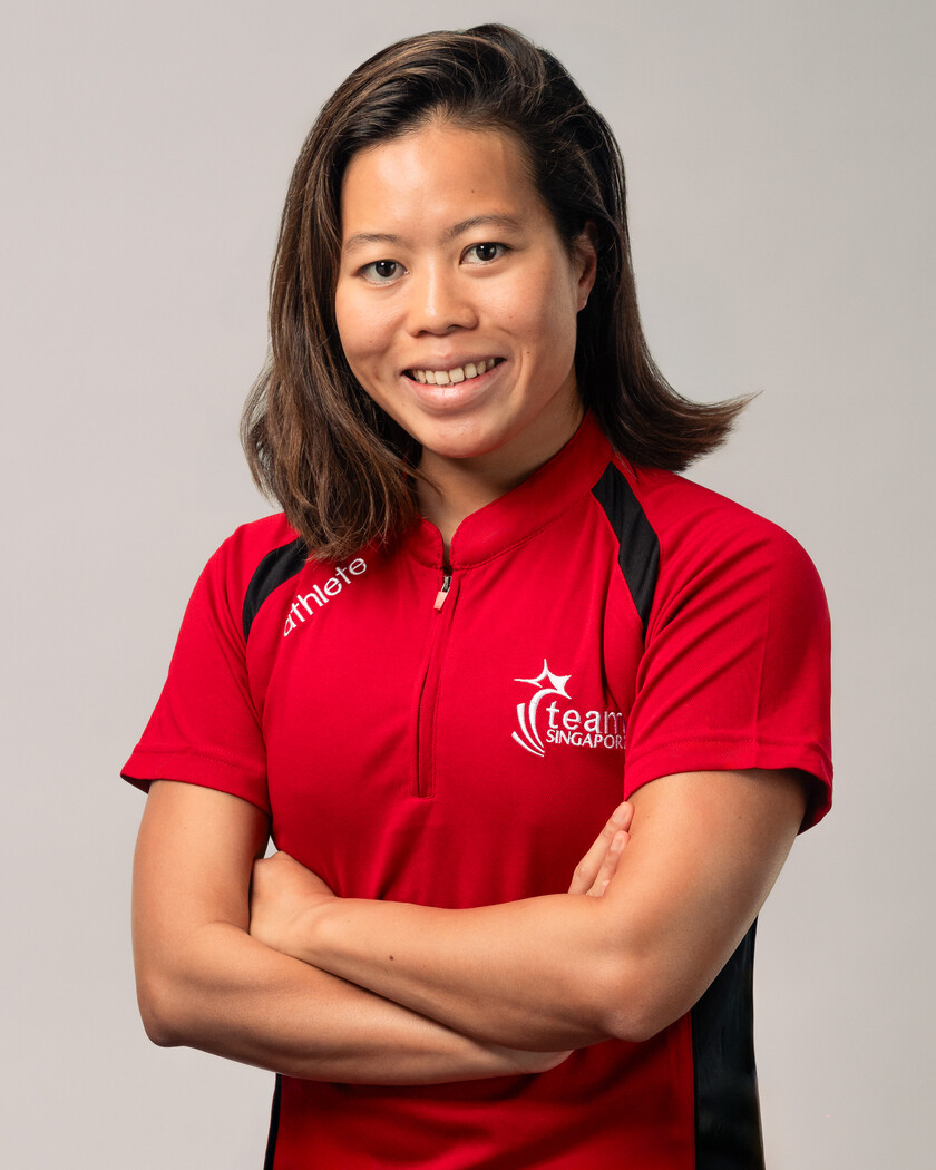 Team Singapore para swimmer Danielle Moi in a Team Singapore portrait