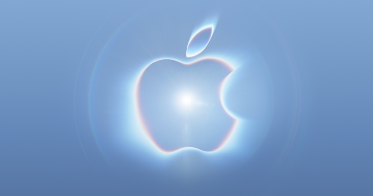 Apple Events page artwork listing Apple Events on apple.com or the Apple TV app