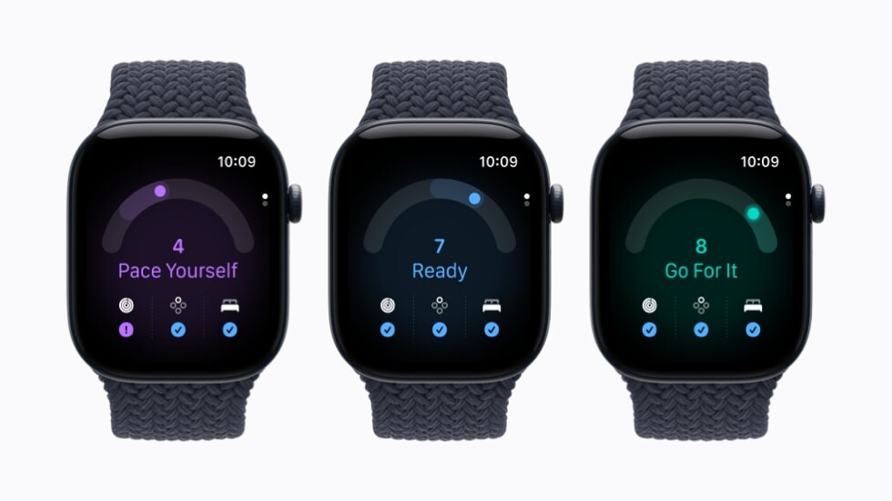 Apple Watch Series 12 showing readiness score on the display