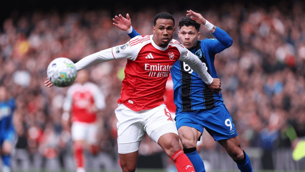 Arsenal vs Bournemouth match action at the Emirates Stadium April 2026