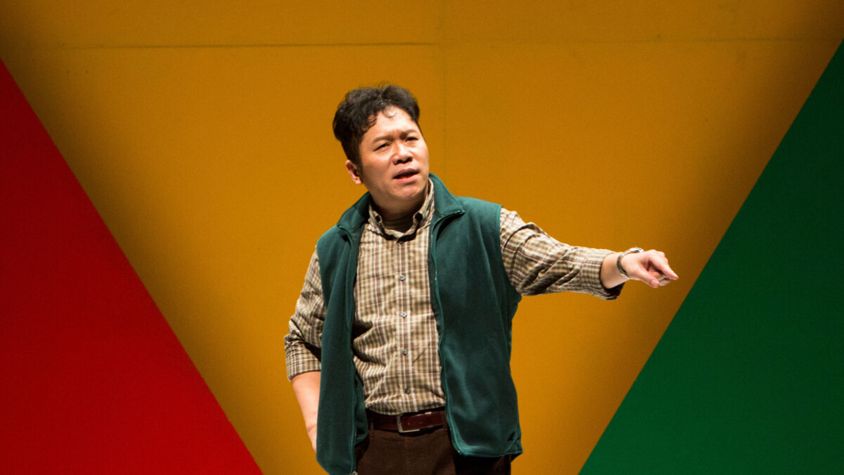Official production still for Godot Theatre Company's ART, listed on Esplanade's 2026 event page