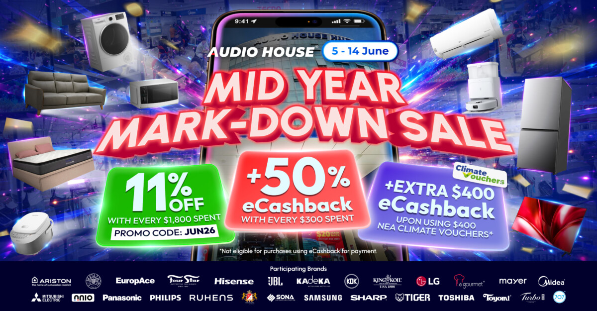 Audio House Mid Year Mark-Down Sale promotions 2026
