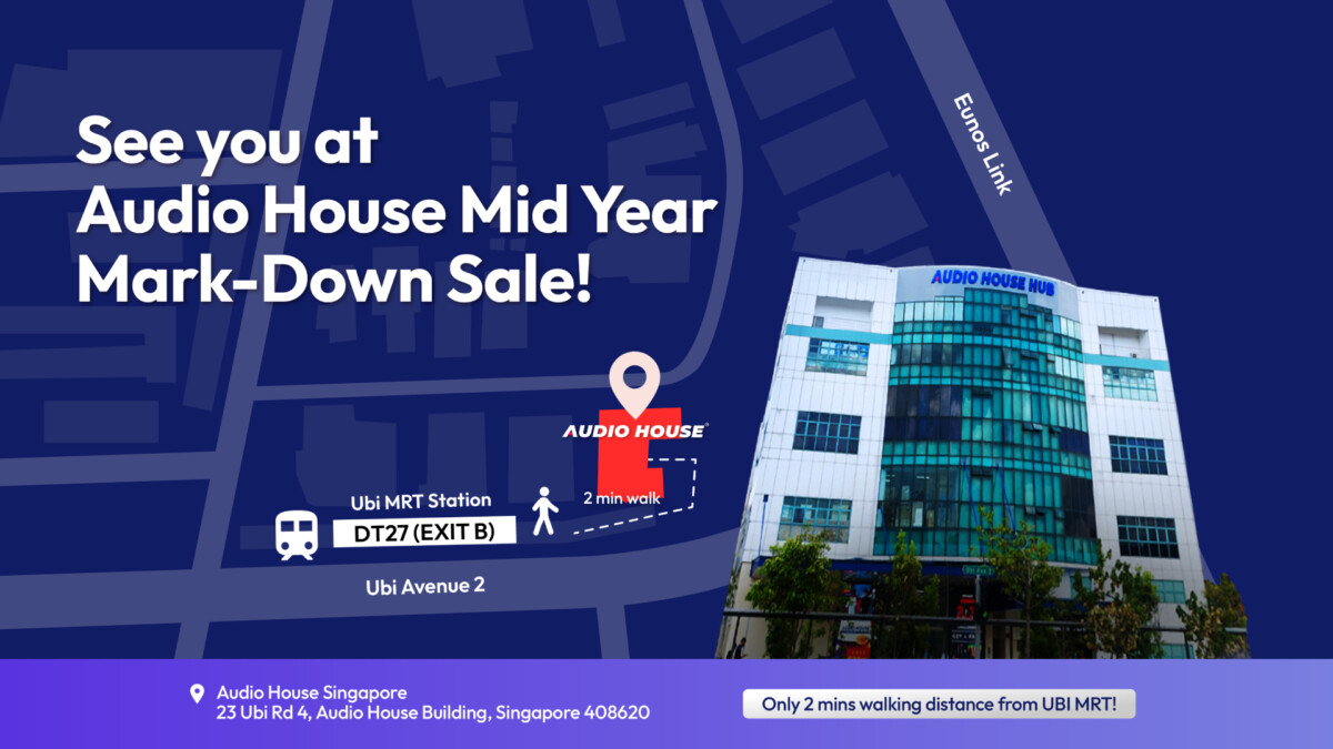 Audio House showroom location map Ubi Road Singapore