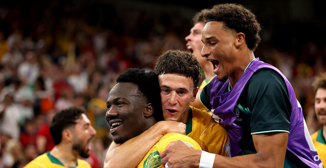 Australia Socceroos celebrate 2-0 win over Turkey at FIFA World Cup 2026