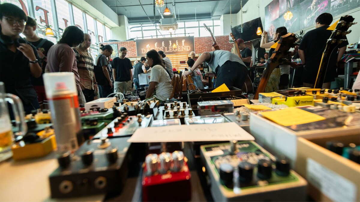 Official Esplanade photograph of Gas Attack Gear Market at Baybeats 2026