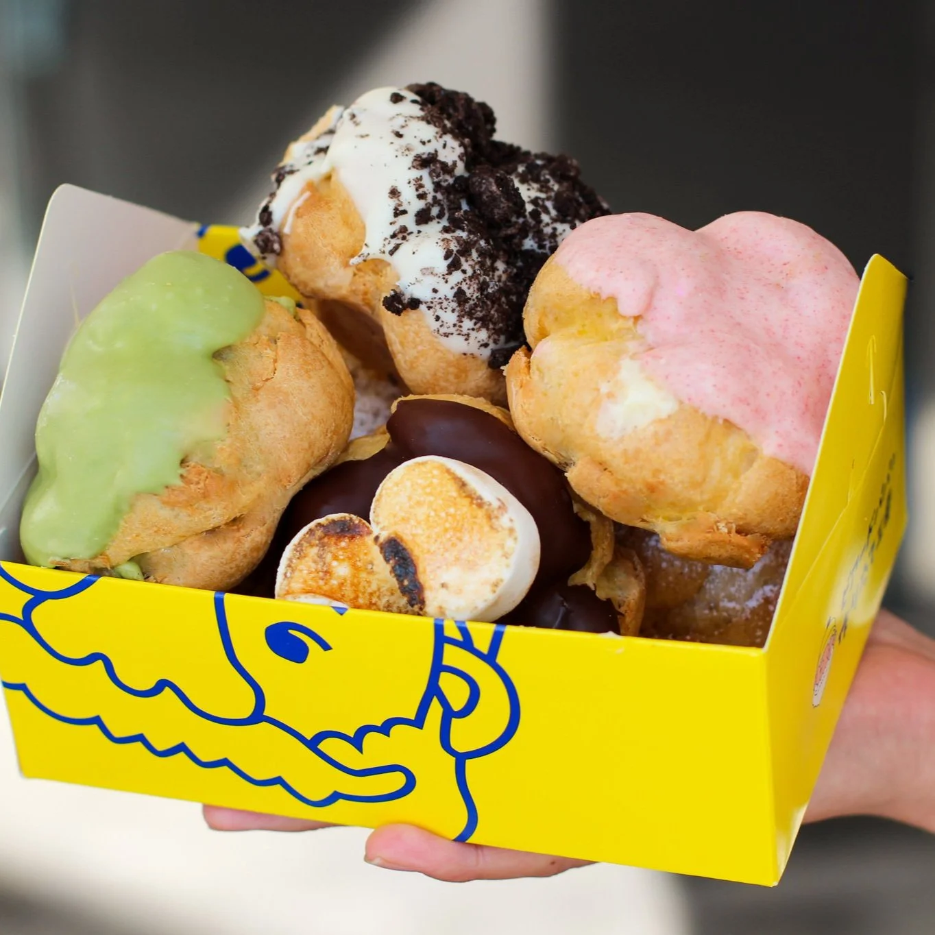 Beard Papa official box of cream puffs