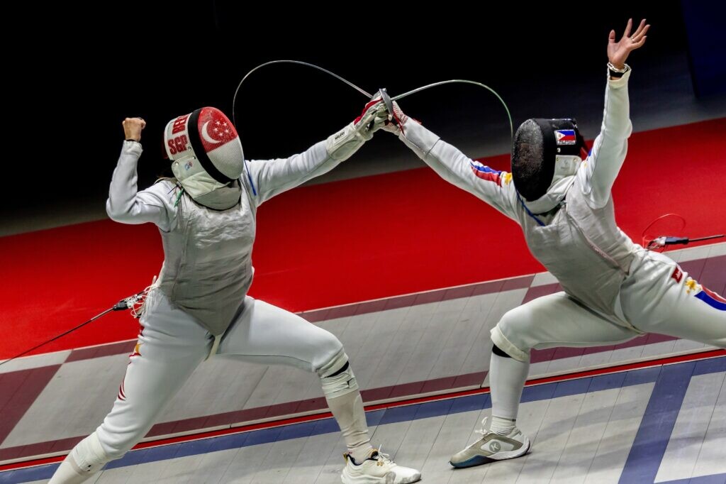 Singapore Sports Awards 2026 Best Sports Photo fencing SEA Games Amita Berthier