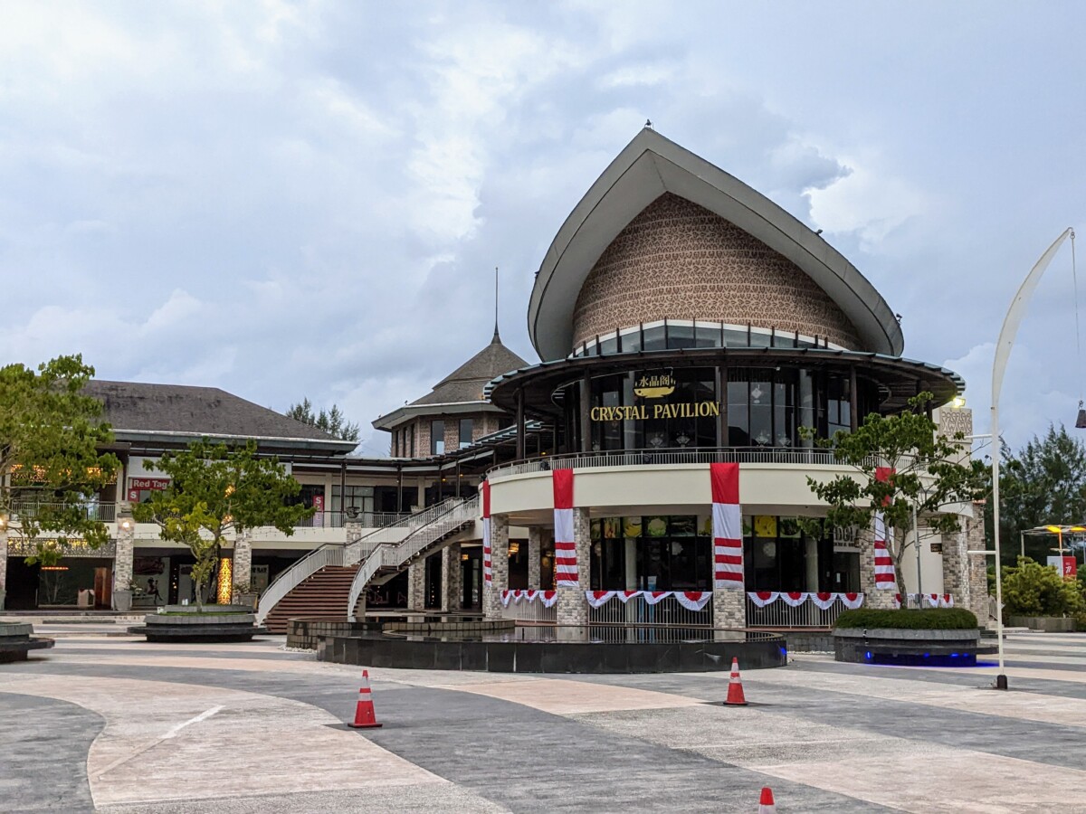 Plaza Lagoi shopping and dining hub near the Bintan resorts