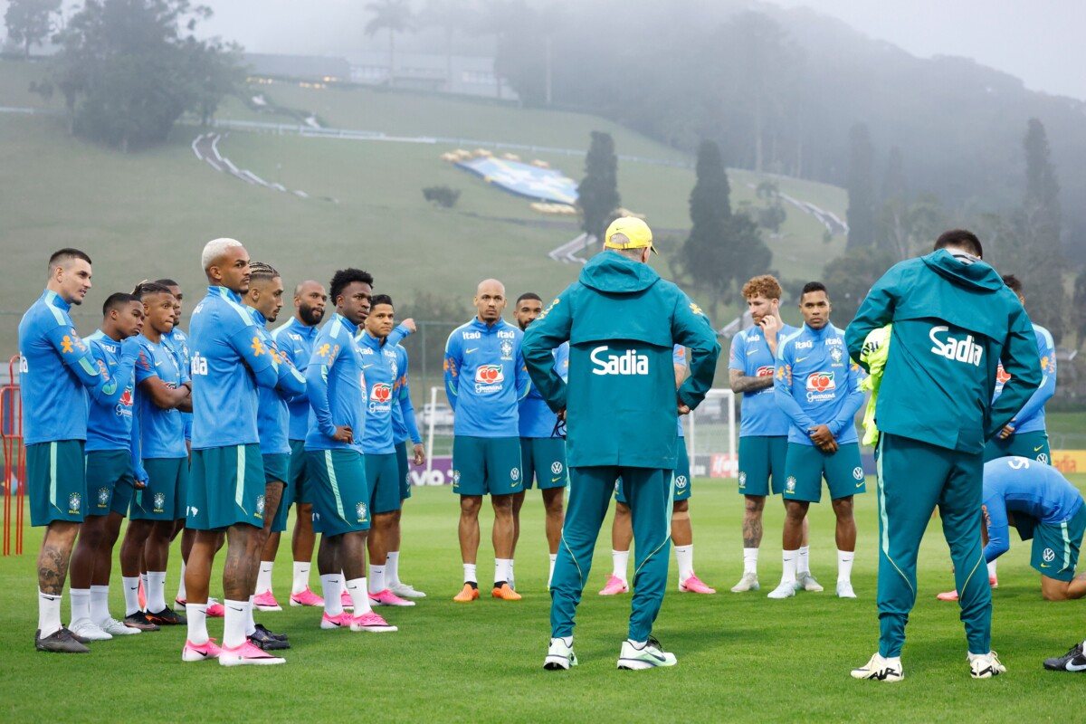 Brazil World Cup 2026 squad training at Granja Comary ahead of FIFA World Cup