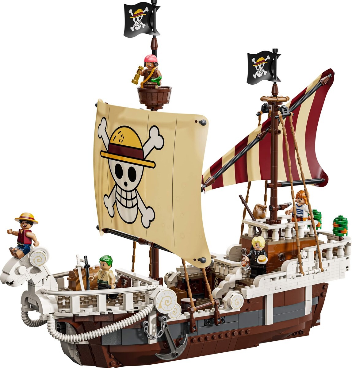 LEGO One Piece Going Merry Pirate Ship 75639 retail box art