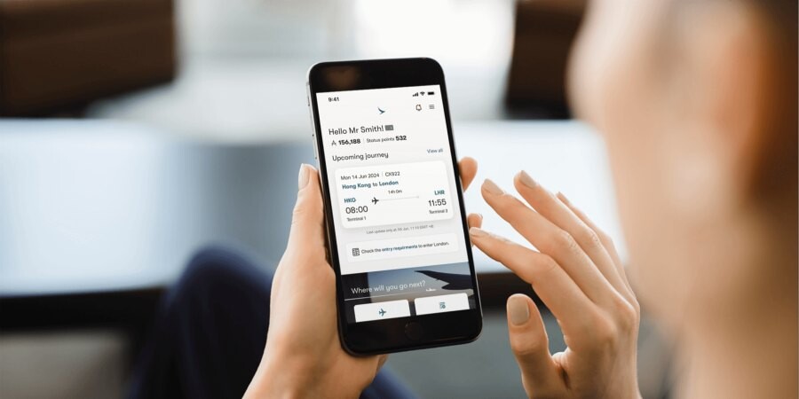 Booking Cathay AnniFAREsary fares on the Cathay app