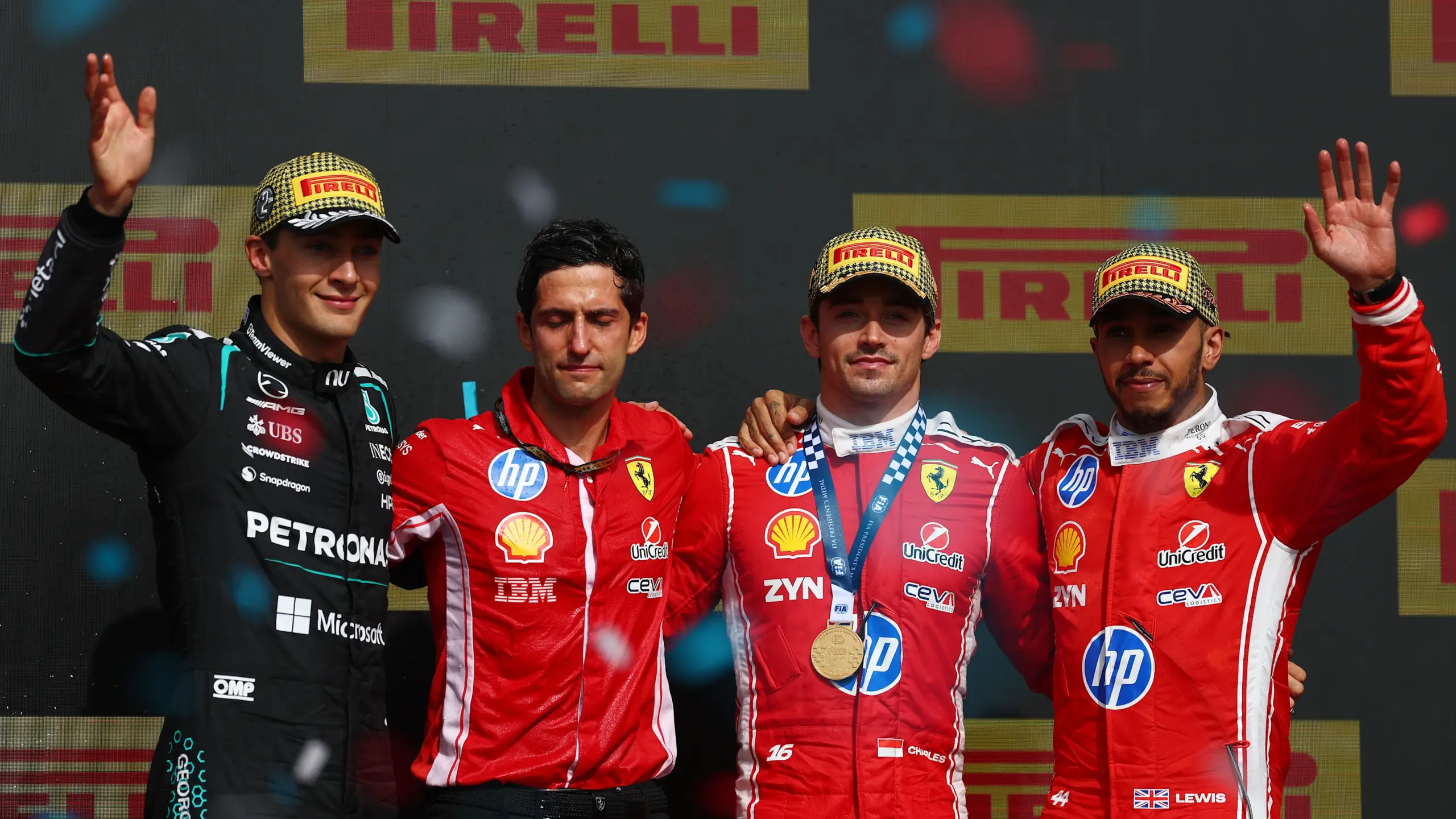 Charles Leclerc celebrates winning the British Grand Prix 2026 at Silverstone — F1 Belgian Grand Prix 2026 form guide