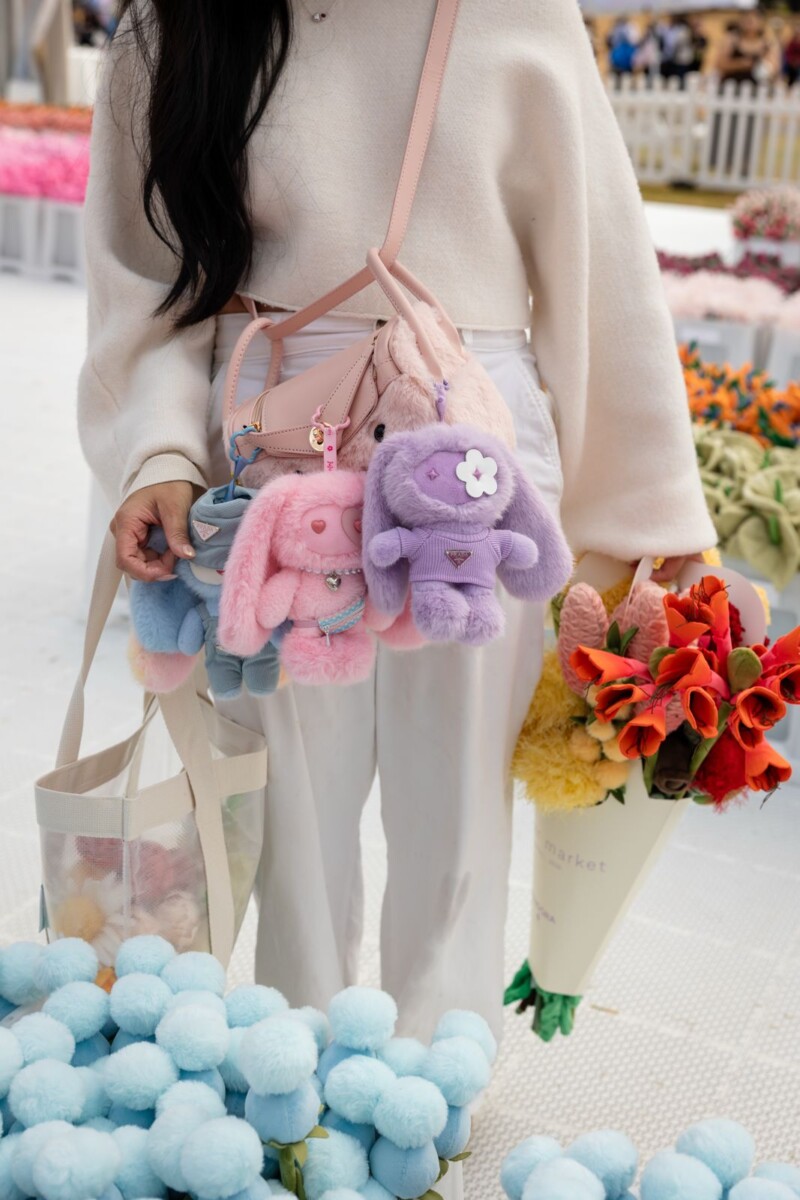 Cj Hendry's JuJu collectibles brought by a guest at the Flower Market in Sydney