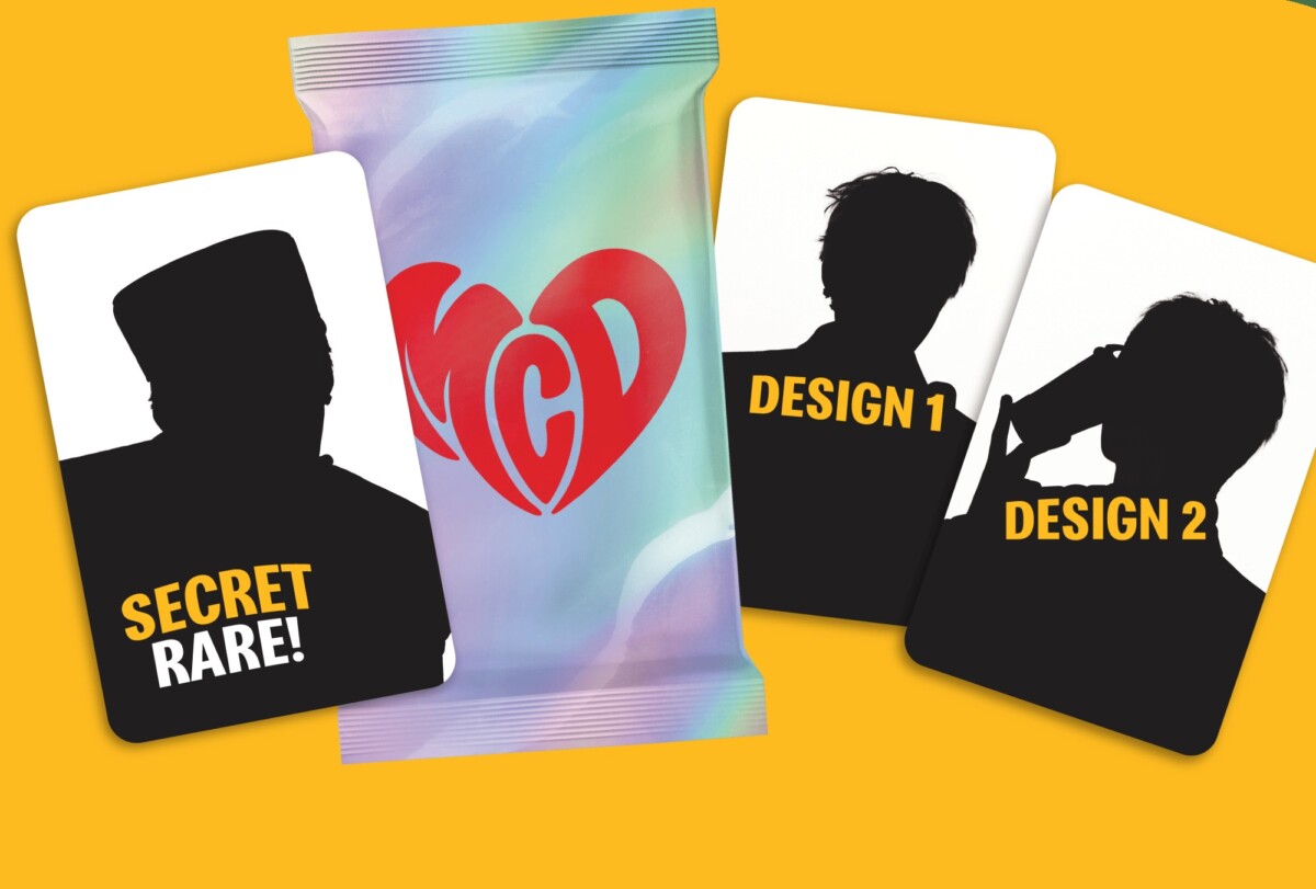 Three mystery photocard designs for G-Dragon McDonald's Singapore collab