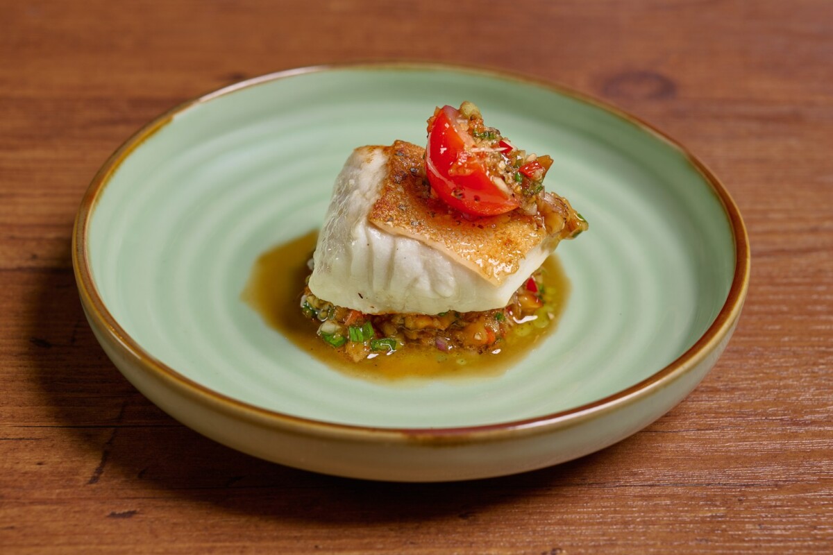 Poached grouper fillet from CLOVE Kelong to Table buffet at Swissôtel The Stamford