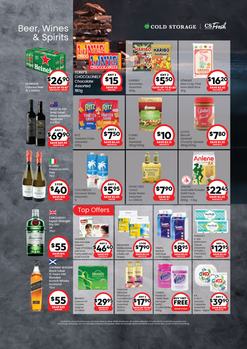 Cold Storage Grocery Selections flyer for 27 August to 2 September 2026