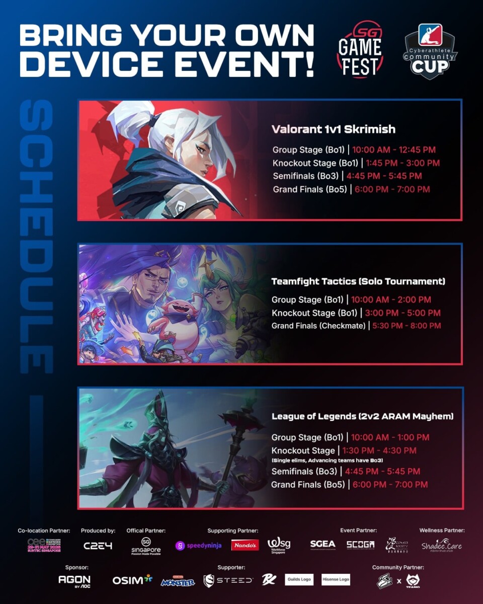 Cyberathlete Community Cup player area