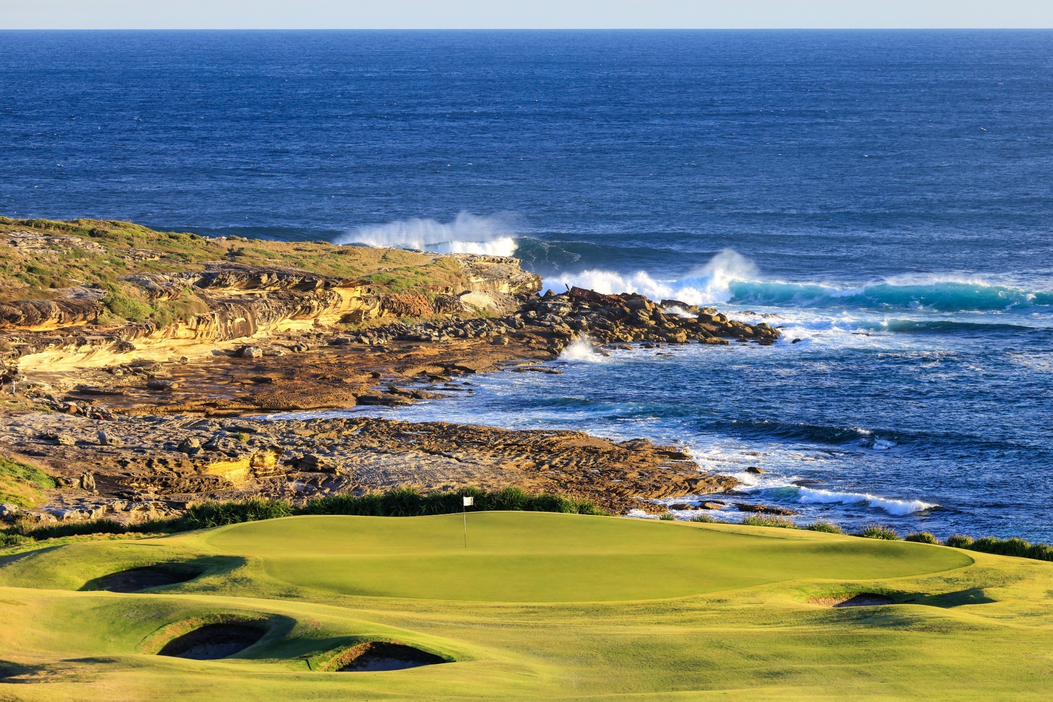New South Wales Golf Club overlooking Botany Bay in Sydney, host of the 2028 Asia-Pacific Amateur Championship