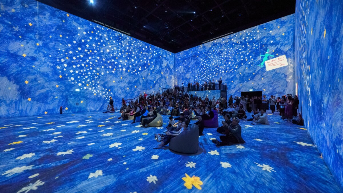Inside the David Hockney immersive experience at IMBA Theatre