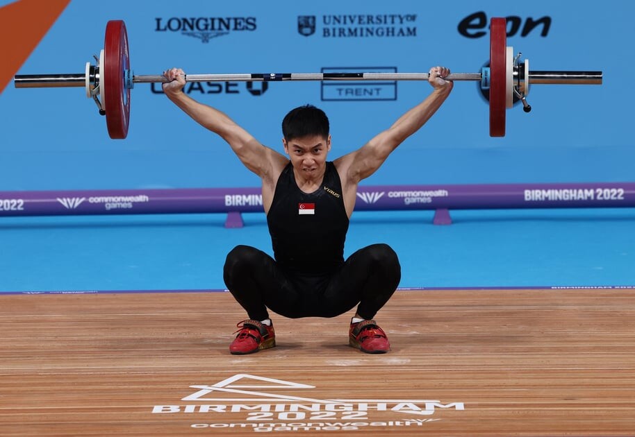 David Mok Pingwei Team Singapore weightlifting Glasgow 2026 Commonwealth Games