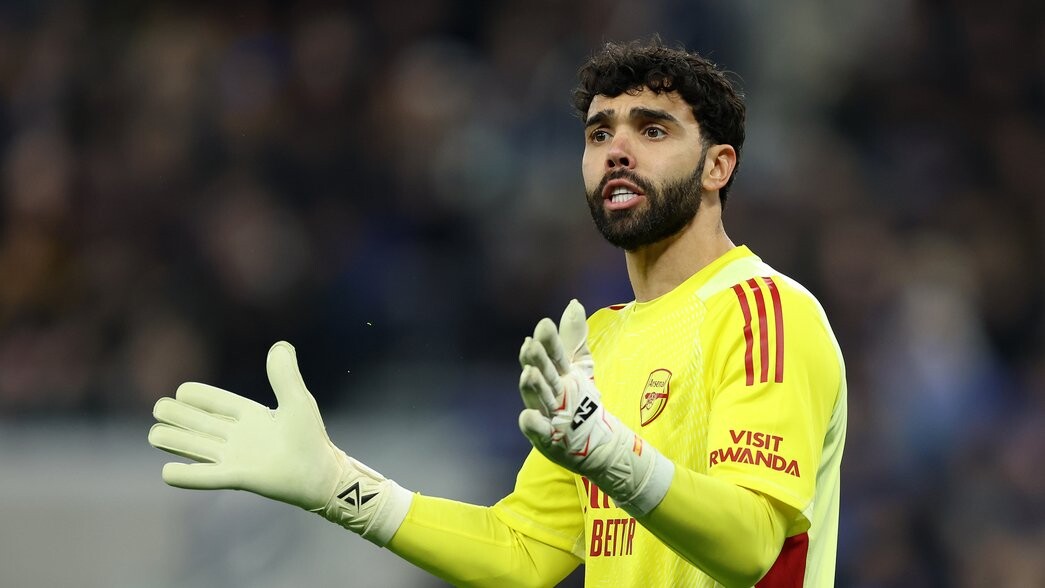 David Raya save in Arsenal vs Atletico Madrid Champions League semi-final first leg