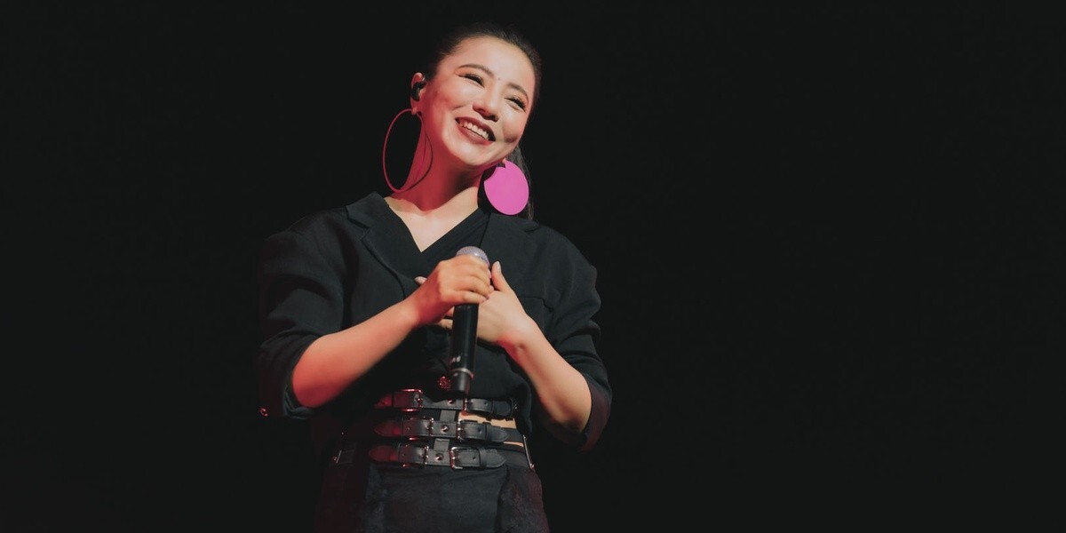 Promotional still for Della Ding Singapore concert at Sands Theatre