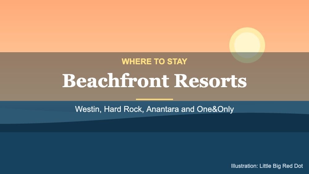 Desaru Coast beachfront resorts including Westin and Hard Rock