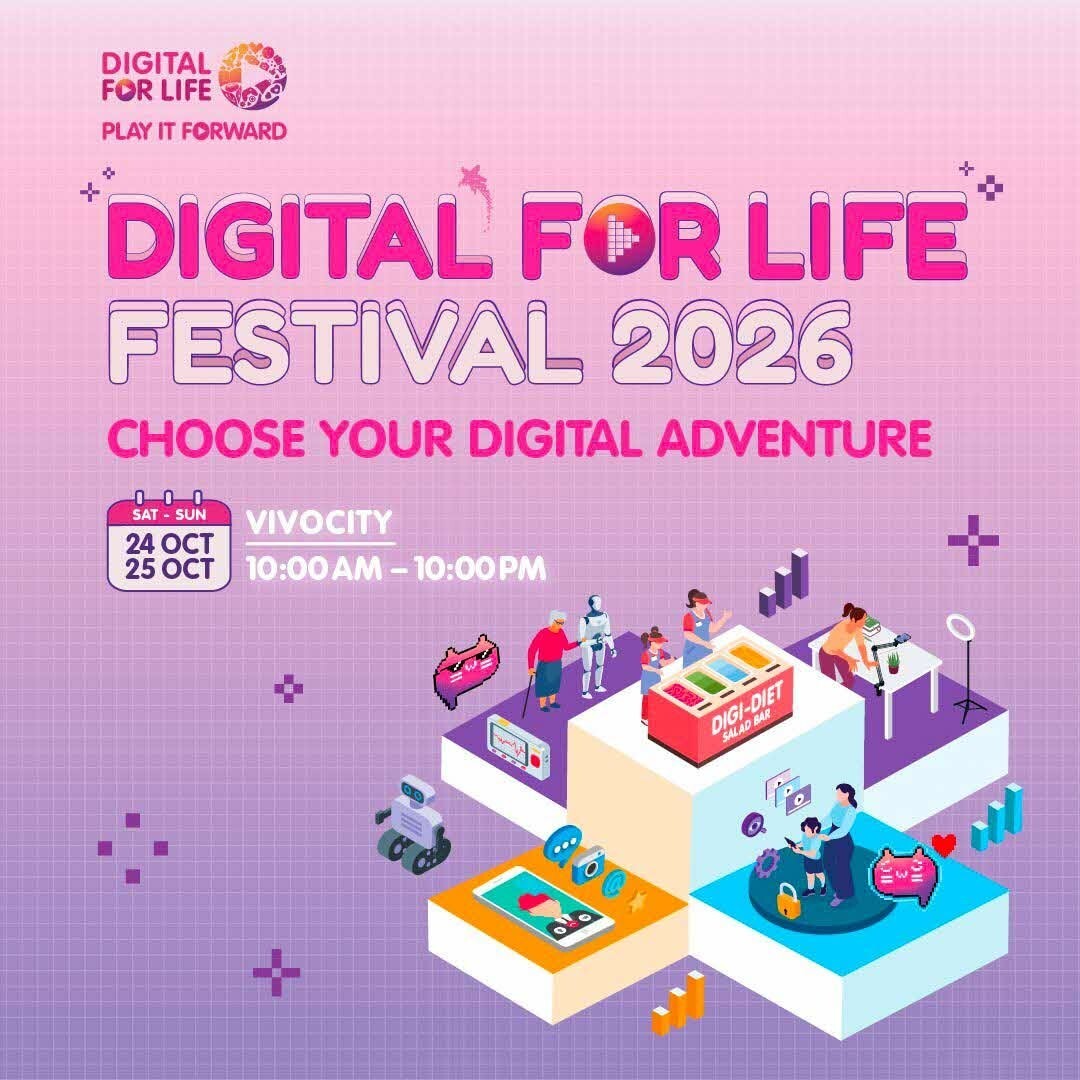 Digital for Life Festival 2026 at VivoCity Central Court event visual