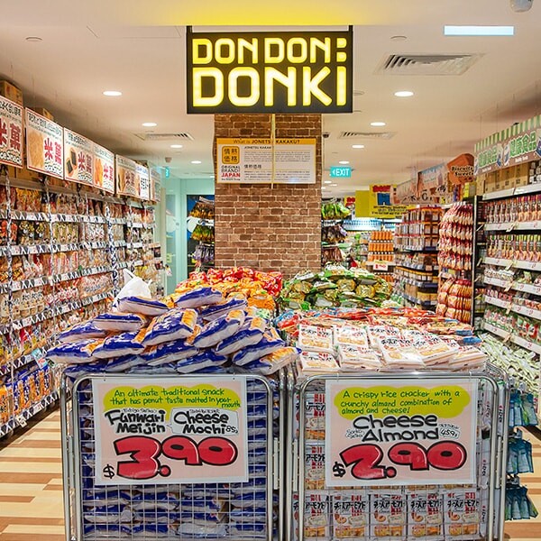 Don Don Donki Singapore Japanese snacks aisle