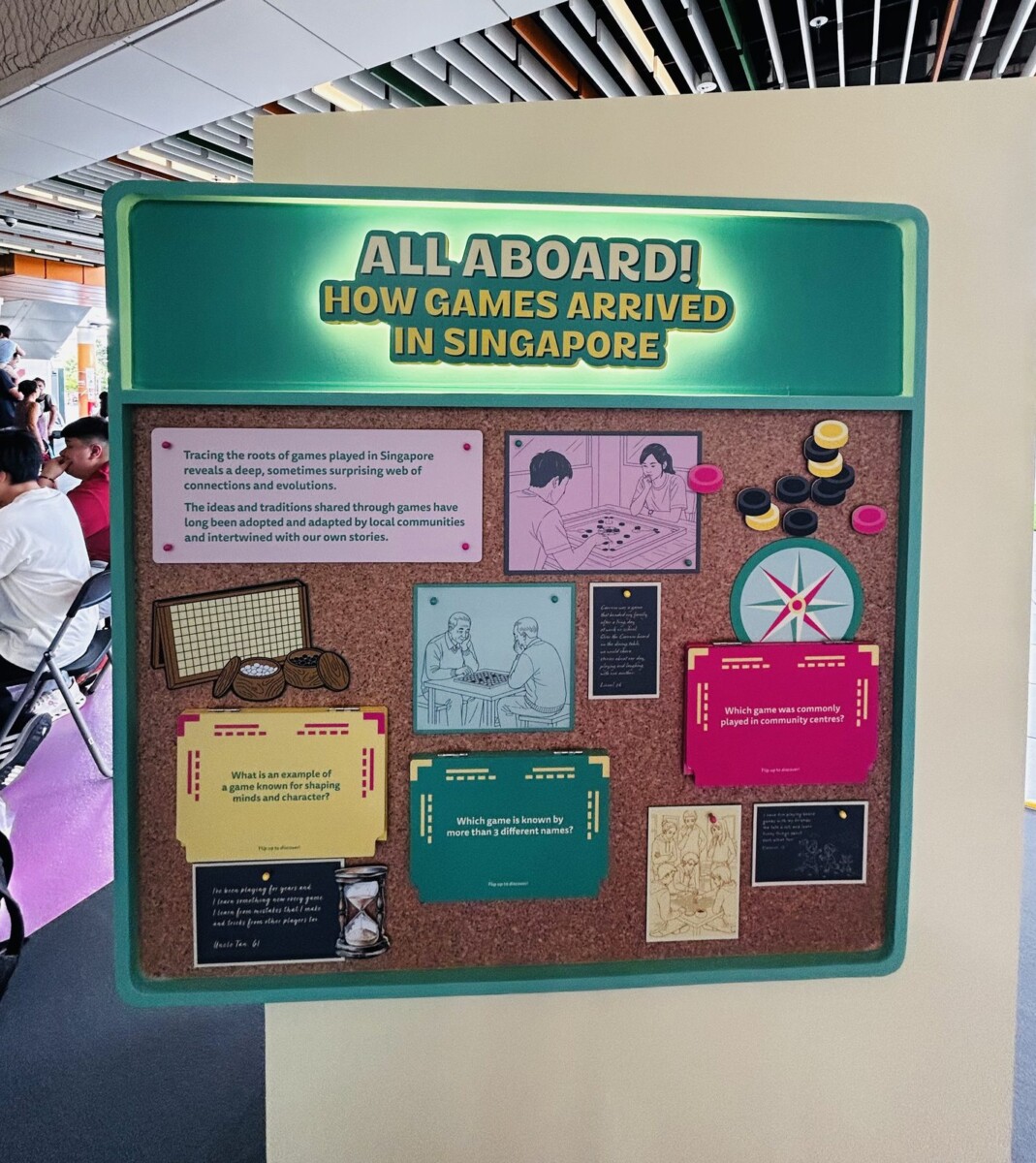 AniMAH animal mahjong game tiles at the Don't Play Play NHB exhibition at One Punggol